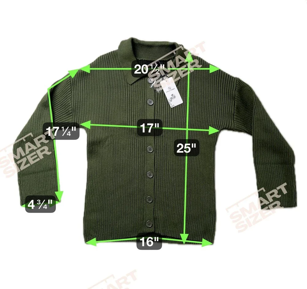 Lillusory Sweater Womens Small Button Up Ribbed Collared Cardigan Pullover Top
